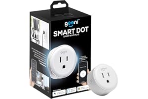 Geeni Dot Smart Plug with 2.4GHz WiFi Connectivity – 1-Pack Compact, Fire-Resistant Smart Outlet Plugs with Schedule & Timer – No Hub Needed, Supports Alexa & Google