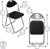 Harbour Housewares Black Padded Folding Chairs Pack of 2 view 3