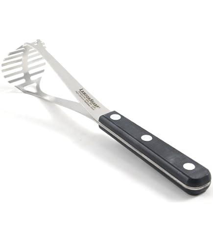 Lamson Vintage 6 Mini Masher - POM Handle Stainless Steel Potato Masher & Kitchen Tool