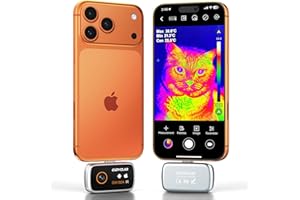 GOYOJO Thermal Imaging Camera for Android/iphone 15/16/17 iOS Series 192x192 IR Resolution– Water Leak Detection HVAC Electrical Plumbing, Automotive Repair, Home Inspection, DIY-USB-C Infrared Imager