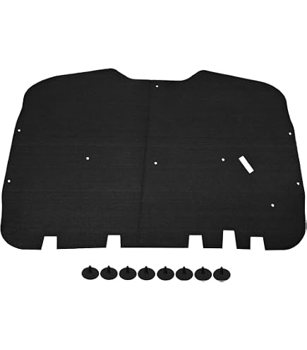 Amazon.com: JTLCXNRN Car Black Front Hood Insulation Pad With