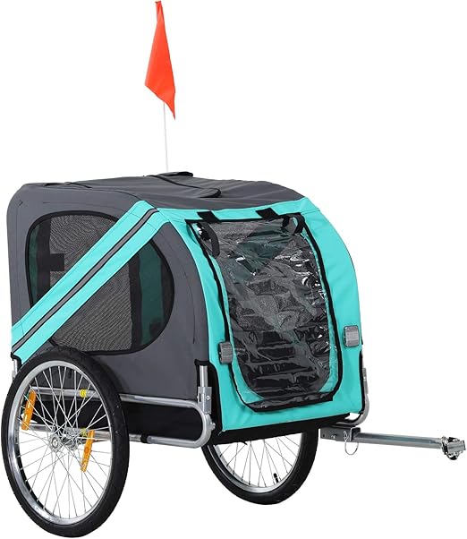 aosom dog bike trailer