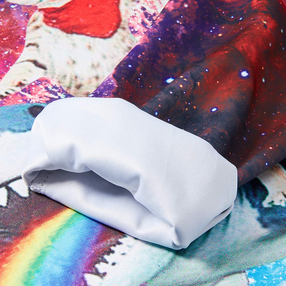 TUONROAD Pullover Cat Unisex Blitz Hoodie Lustig Digitaldruck Kapuzenpullover Pullover Sweatshirt Hoody Pulli Pullover Harajuku Langarm Sweatshirt