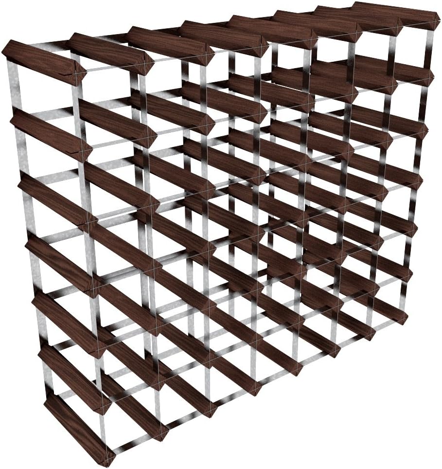 RTA 49 Bottle Traditional Wine RackKitDark Pine (FSC), 81 x 6.2 x 23