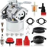 Carbhub 640052 Carburetor for Tecumseh HMSK80 HMSK90 HMSK100 LH318SA LH358SA Snow Blower Thrower 8HP 9HP 10HP Engine Tecumseh