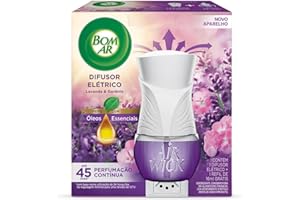 Bom Ar Difusor Elétrico Lavanda e Gerânio Aparelho + Refil 16ml