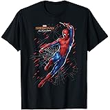 Spider-Man Far from Home Web Swing Shatter Portrait T-Shirt