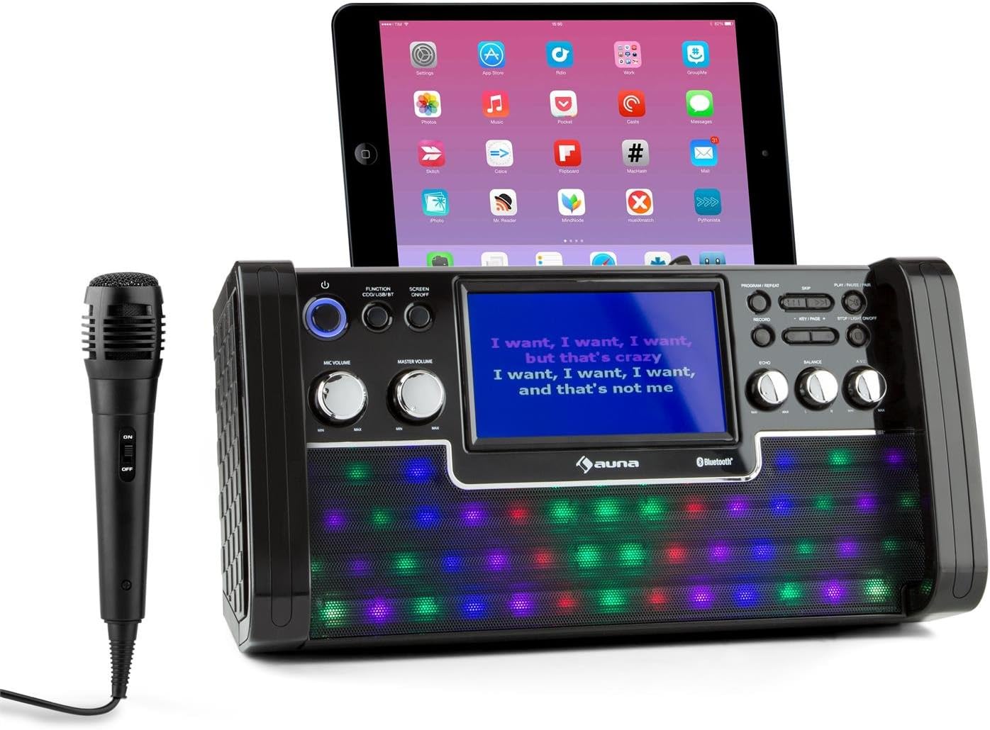 AUNA DiscoFever Karaoke System, Karaoke Player Amazon.co.uk Electronics