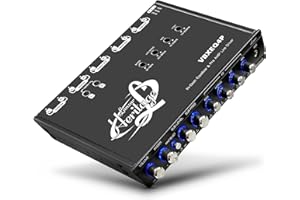 4 Band Adjustable Parametric Equalizer - 7 Volt RMS Pre-Amp Output with Subwoofer Gain Control and 3 Input Sources Selectable
