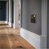 BG Electrical Single Switched Power Socket Black Nickel 13A FBN21B view 7