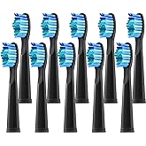 10 Pack Electric Toothbrush Replacement Heads Compatible with Fairywill FW-507/508/551/515/917/959/2011,FW-D1/D3/D7/D8,Toothbrush Replacement Heads Compatible with SEAGO 958/2316/SGKIDS-2303