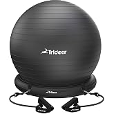 Amazon.com: URBNFit Exercise Ball Chair Stand Base for Yoga, Swiss ...