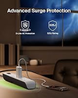 Belkin 4 Way 4 Plug 2 m Surge Protection Extension Lead White view 3