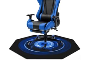 WeGuard Chair Mat for Hardwood Floor 45" X 45" Office Computer Gaming Desk Chair Mat for Hard Floor (Blue)
