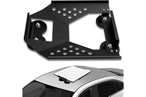 FREECHANGKU for Starlink Mini Car Roof Mount Magnetic Car Mount Kit Starlink Mini Accessories Bracket Flat Rv Trailer Roof Rack Quick Mobility, Suction Cup Vehicle Magnetic (Black)