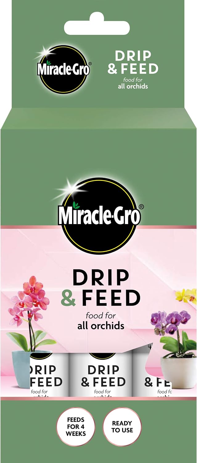 Miracle-Gro Drip & Feed Orchid Food, 3 Pack, Clear, 3*32ml