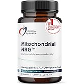 Designs for Health Mitochondrial NRG - Support Cellular Vitality + Metabolism - Mitochondria Energy Supplement with Alpha Lipoic Acid, Trans Resveratrol + Curcumin Powder (120 Vegan Capsules)