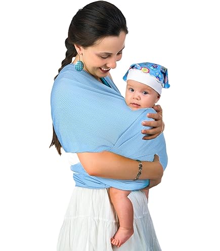Beachfront Baby Wrap - Versatile Water & Warm Weather Baby Carrier | Made in USA with Safety Tested Fabric, CPSIA & ASTM Compliant