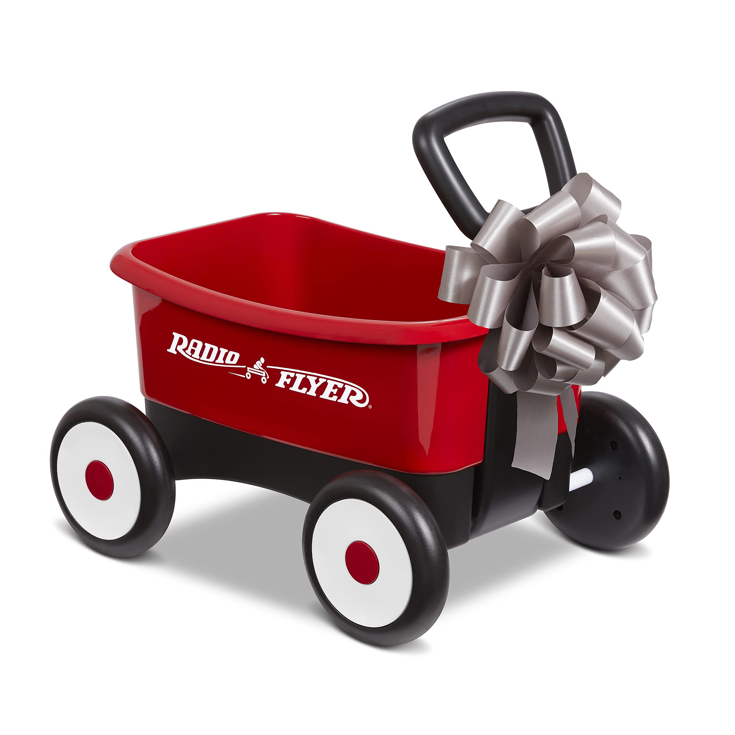 Radio Flyer My First Wagon, Push and Pull Toy Cart for Toddlers 1-4, Provides Walking Balance and Confidence