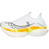 Saucony Unisex Endorphin Elite 2 Road Running Shoe, White/Peel, 11.5 Men/ 13 Women