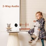 owltron 2K Indoor Camera 2 Pack Baby Elder Pet Motion Night Vision Alexa view 5
