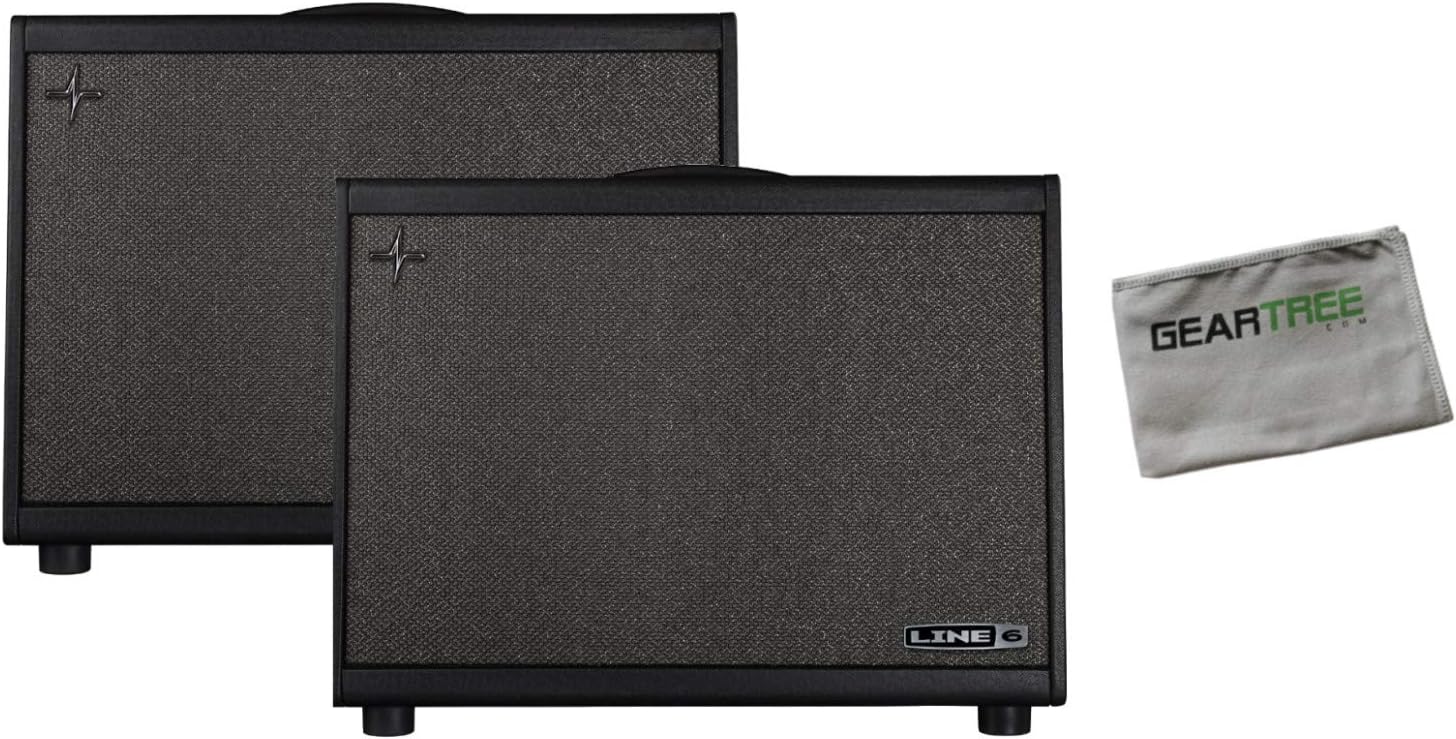 Pair of Line 6 Powercab 112 Plus Active Guitar Speaker Systems for Modelers w/G