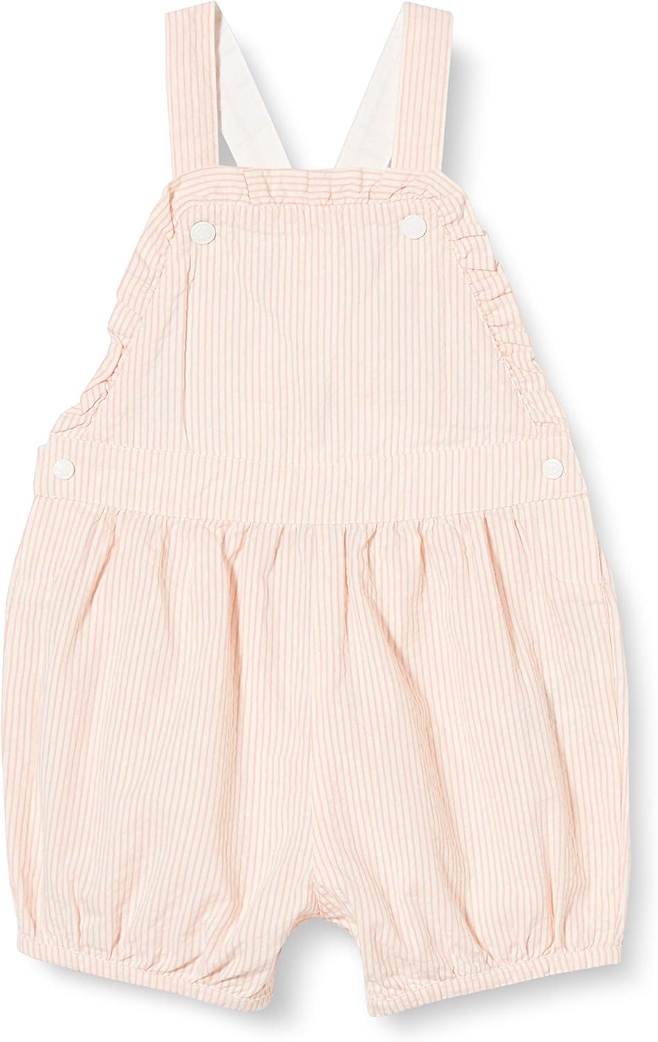 girls pink dungaree dress