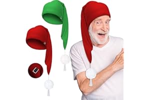 2 Pcs Night Sleeping Cap Men Adjustable Stocking Cap Drawstring Sleeping Night Cap with Pom Ball for Daily Use