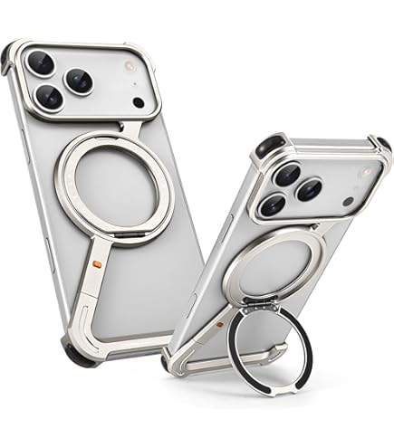 iPhoneアクセサリー STEEL CASE ZX Metal Case With 360 Rotating Stand For iPhone