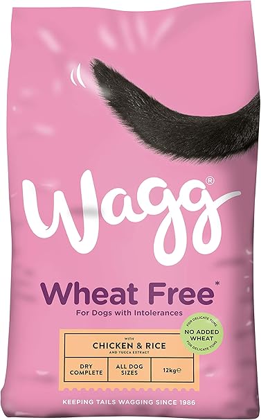Wagg Complete Sensitive Wheat Free Chicken and Rice Dog Food, 12 kg ...