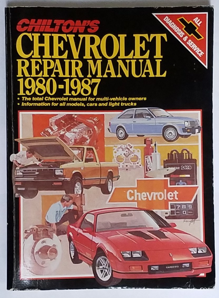 Chilton's Chevrolet Repair Manual, 1980-1987: Chilton Book Company,  Chilton's Automotives Editorial: 9780801977725: Amazon.com: Books