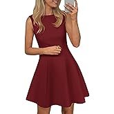 PRETTYGARDEN Cocktail Dresses for Women 2026 Summer Formal Boat Neck A Line Spring Elegant Graduation Party Mini Dress