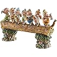 Dan&Dre Garden Gnome Statue - Cute 7 Gnome Dwarfs Elves Fairy Ornaments, Weather- Resist Goblin Statue, Indoor Outdoor Decoration for Gardens,Trees, Flower Beds, Fences, Sidewalks