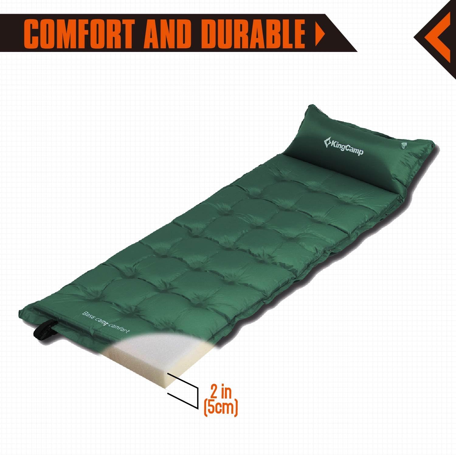 kingcamp point inflatable mat