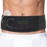 Insulin Pump Belt with Mesh Pouch for Easy Viewing Breathable Diabetic Pump Holder Adjustable Insulin Pump Waist Band Accessories Epipen Glucose Monitor Supplies Men Women Adult, Large