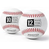 Thorza Weighted Baseballs for Pitching &amp; Throwing Training - Velocity Building Balls for Hitting Practice &amp; Strength Development - Youth to Pro