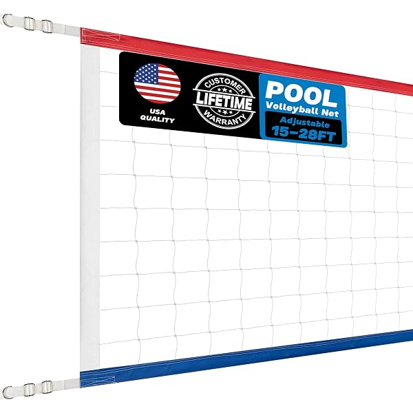 Volleyball Net For Pool Heavy Duty Outdoor Volleyball Net – 32x3 FT ...