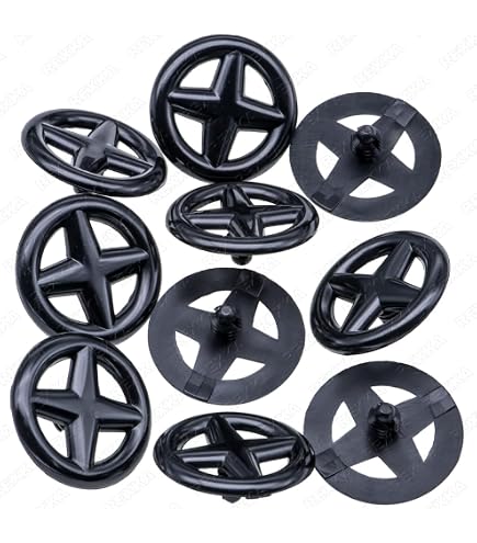 Genuine Nissan GT-R Hood Pad Insulation Retainer Clips x5 Pack OEM 65846-40F00