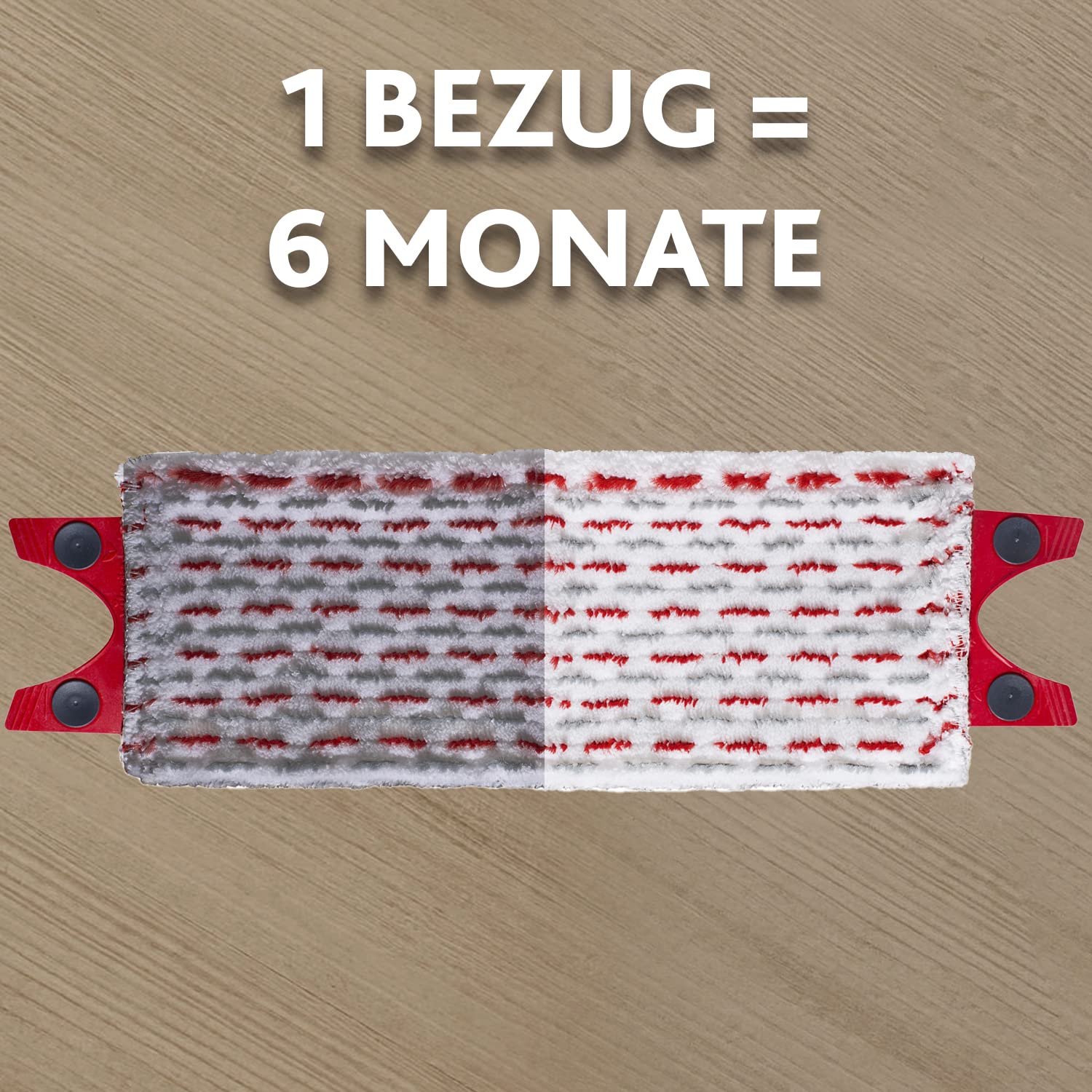 Vileda Ultramax Ersatzbezug für Bodenwischer | Mikrofaser Wischmopp-Bezug für alle Hartböden wie Parkett, Laminat & Fliesen - Waschmaschinengeeignet | 1 Stück 3