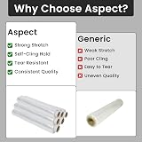 Aspect Heavy Duty Pallet Wrap 400mm x 250m Clear Pack of 6 view 5