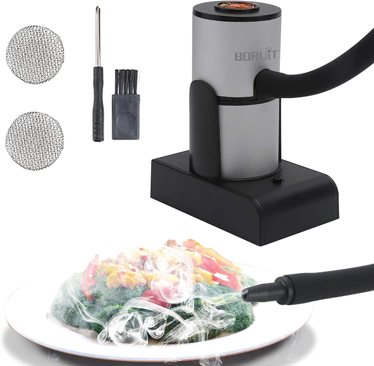 Portable Smoking Gun Wood Smoke Infuser, Handheld Food