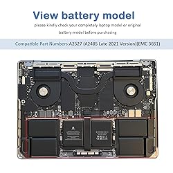 Fancy Buying A2485 A2527 Laptop Battery for Apple
