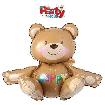 teddy bear balloons for baby shower