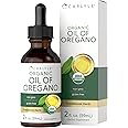 Carlyle Organic Oil of Oregano | 2 fl oz Liquid | Vegan | Non-GMO, Gluten Free Drops
