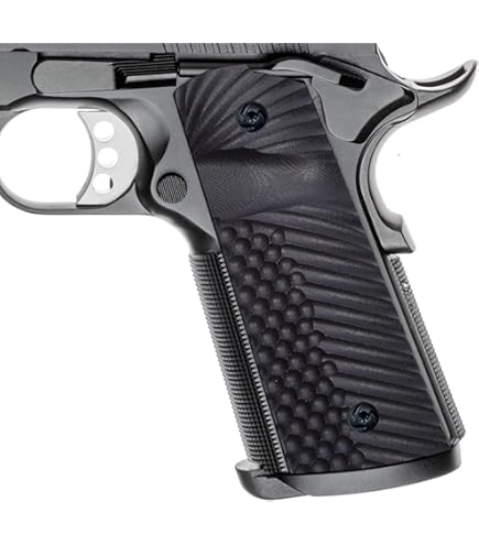 Amazon.com : 1911 Full Size G10 Grips, Magwell Cut, Ambi Safety