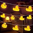 AceList 20 LED Children's Room LED String Lights for Holiday Wall Window Tree Decorative Party Yard Garden Kids Bedroom Living Dorm Uses Squeeze Sound Squeaky - Duck