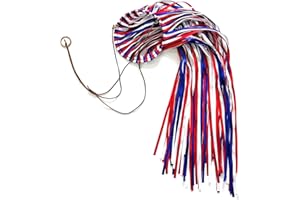 EONBES Satin Ribbon Windsock Streamer, Outdoor Decorations for Your Patio, Garden, Yard, Dock and Camper, 41-Inch, WS41-LBH