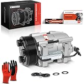 A-Premium Air Conditioner AC Compressor with Clutch | Compatible with Dodge Ram 2500 2006-2009, Ram 3500 2006-2009, Ram 4500 2008-2010, Ram 5500 2008-2010, 5.9L 6.7L
