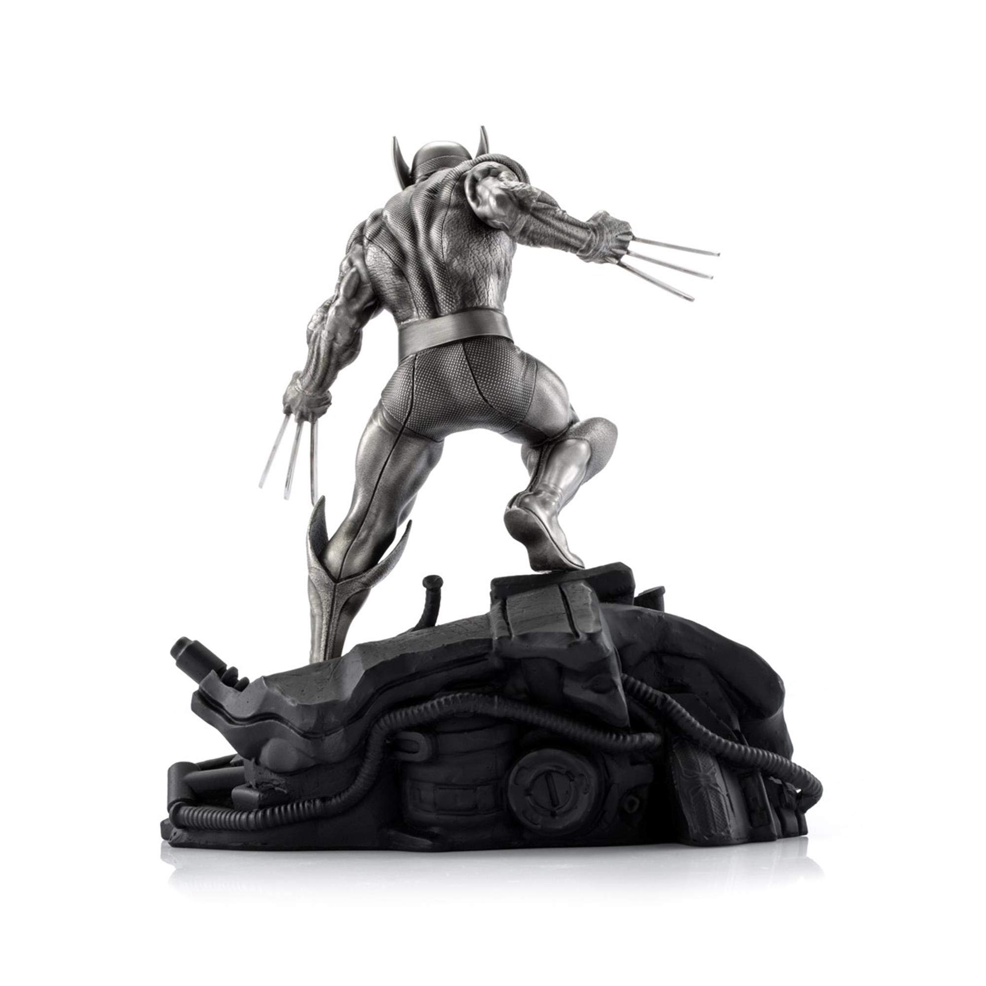 Royal Selangor Marvel Collection - Mini Statuetta In Peltro Di Black Panther, Altezza 5 Cm, Rifinita A Mano - 2