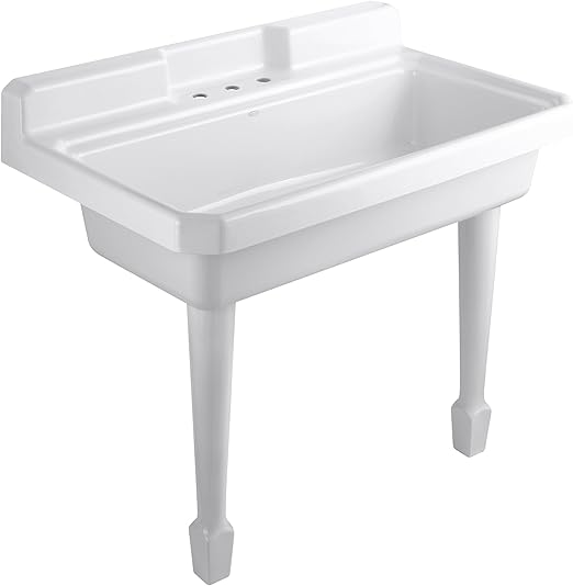 Kohler K 6607 3 0 Harborview Self Rimming Or Wall Mount Utility